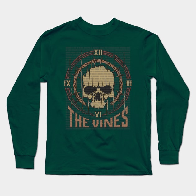 The Vines Vintage Skull Long Sleeve T-Shirt by darksaturday